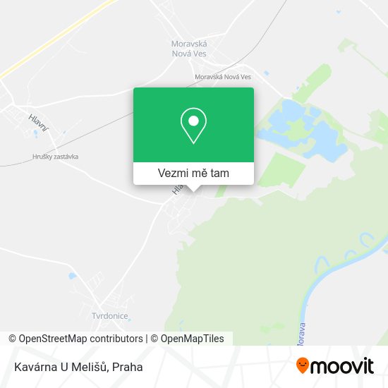 Kavárna U Melišů mapa