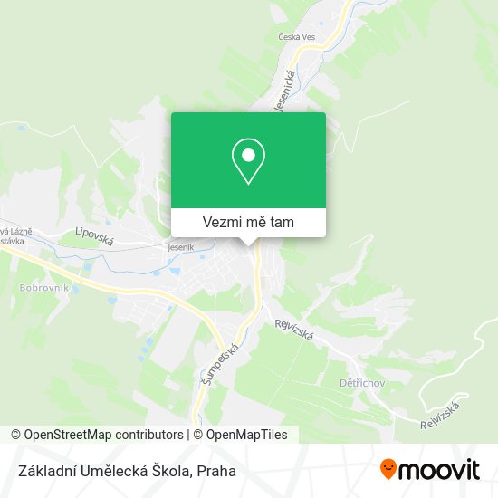 Základní Umělecká Škola mapa