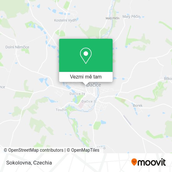 Sokolovna mapa