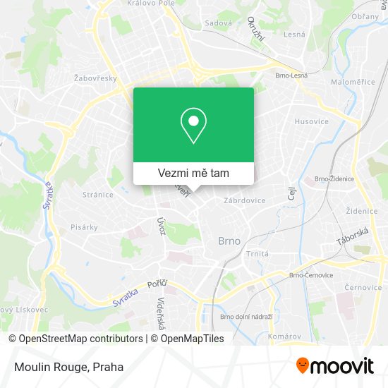 Moulin Rouge mapa
