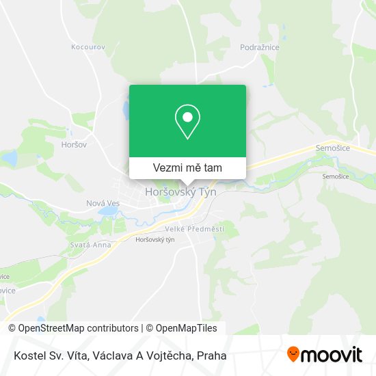 Kostel Sv. Víta, Václava A Vojtěcha mapa