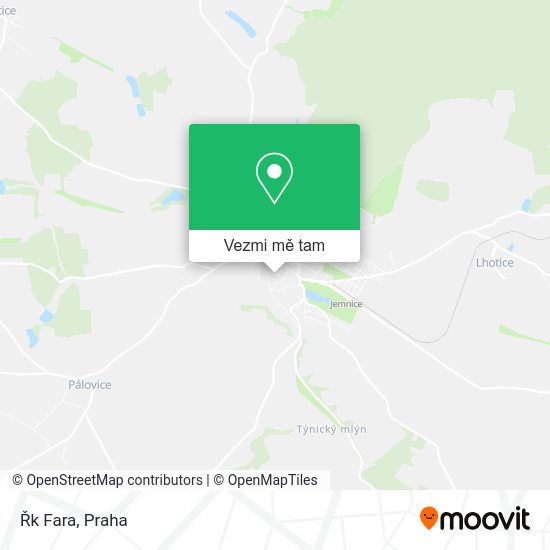 Řk Fara mapa