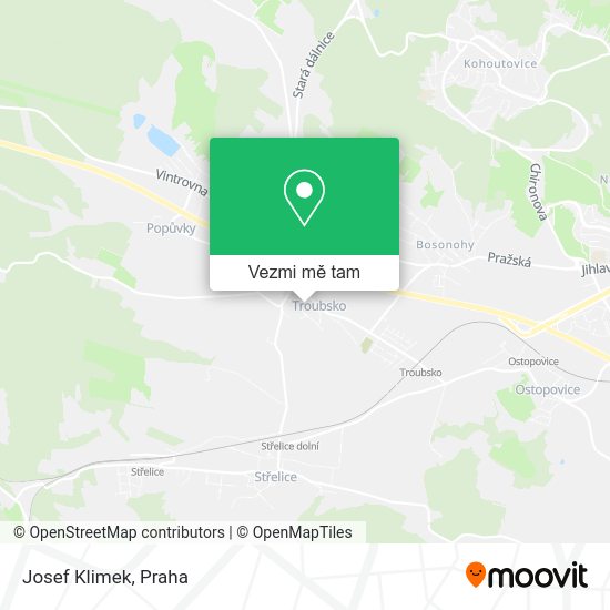 Josef Klimek mapa