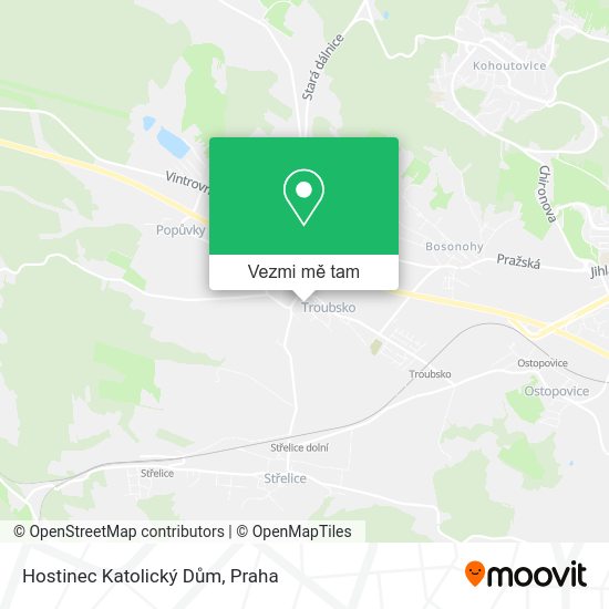 Hostinec Katolický Dům mapa