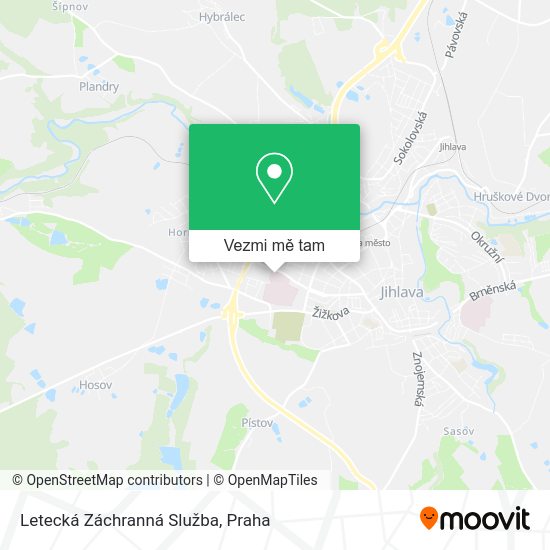 Letecká Záchranná Služba mapa