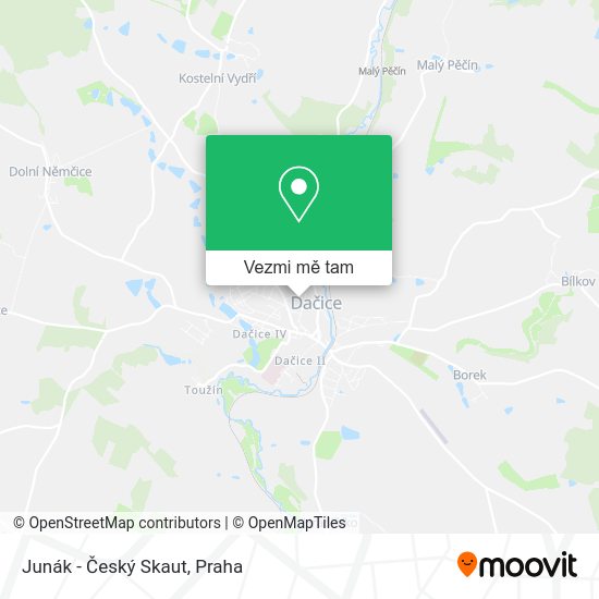 Junák - Český Skaut mapa
