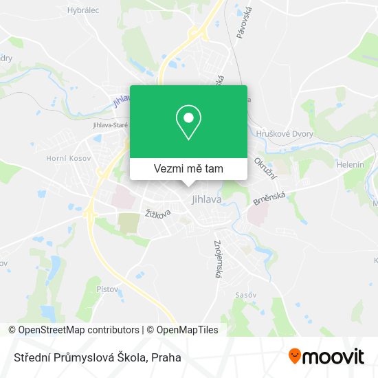 Střední Průmyslová Škola mapa