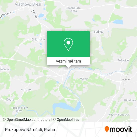 Prokopovo Náměstí mapa