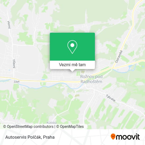 Autoservis Polčák mapa