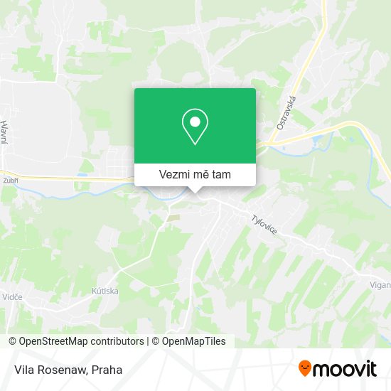 Vila Rosenaw mapa