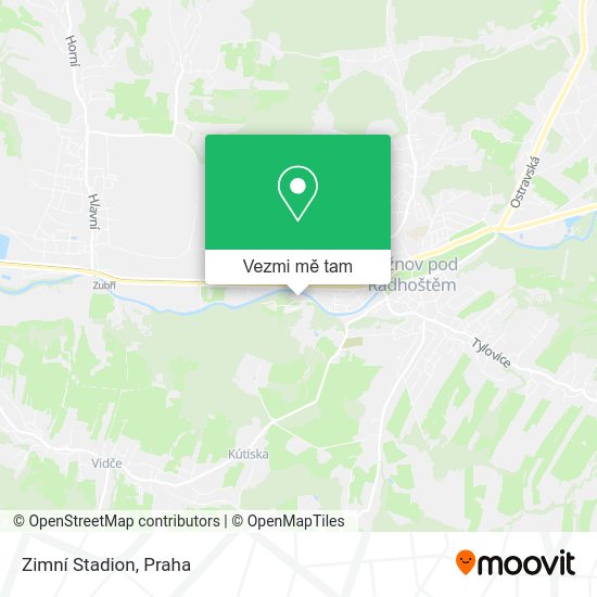 Zimní Stadion mapa
