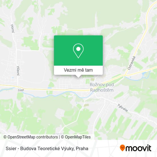 Ssier - Budova Teoretické Výuky mapa