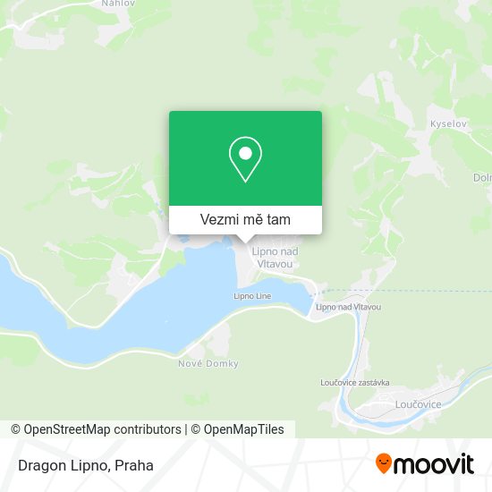 Dragon Lipno mapa
