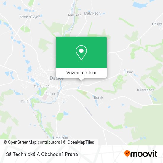 Sš Technická A Obchodní mapa