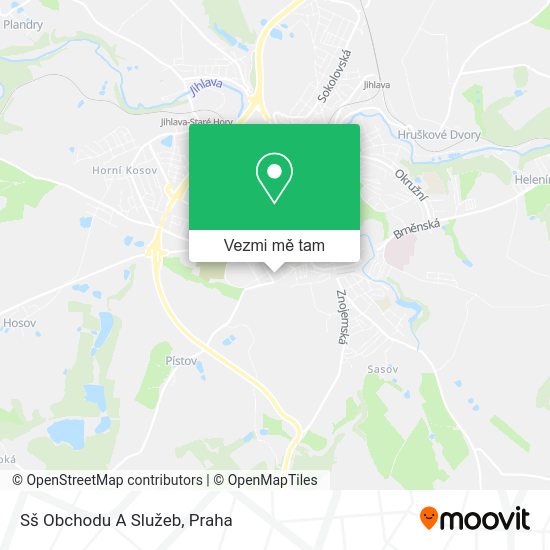 Sš Obchodu A Služeb mapa