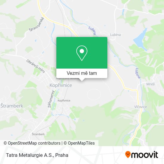Tatra Metalurgie A.S. mapa
