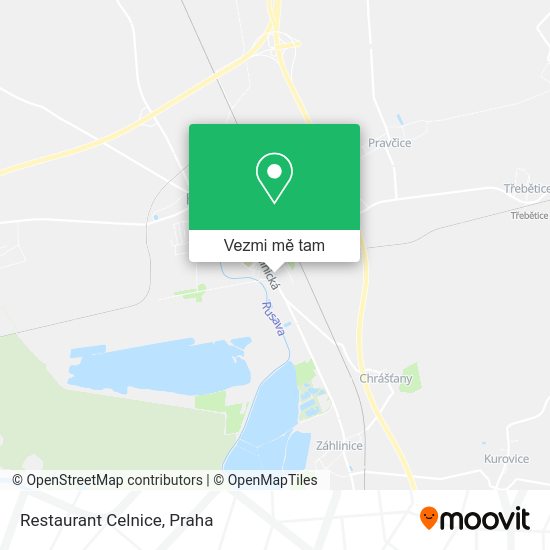Restaurant Celnice mapa