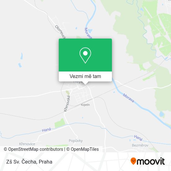 Zš Sv. Čecha mapa