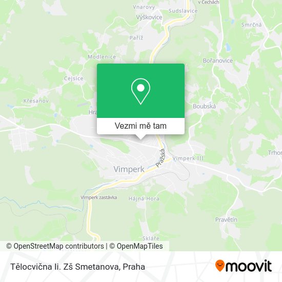 Tělocvična Ii. Zš Smetanova mapa