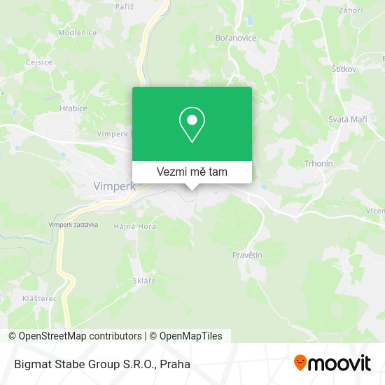Bigmat Stabe Group S.R.O. mapa