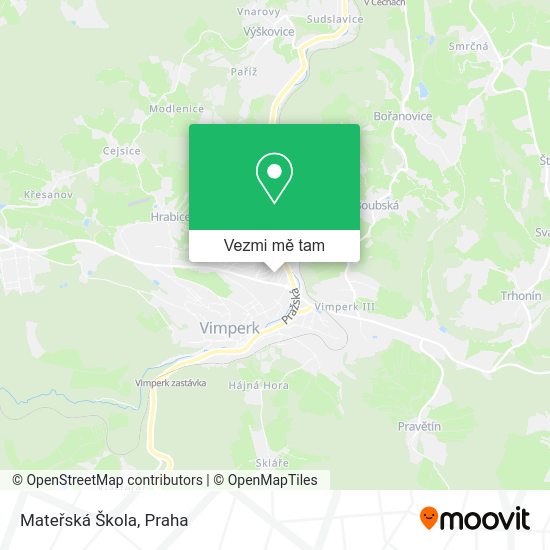 Mateřská Škola mapa