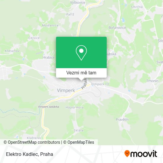Elektro Kadlec mapa