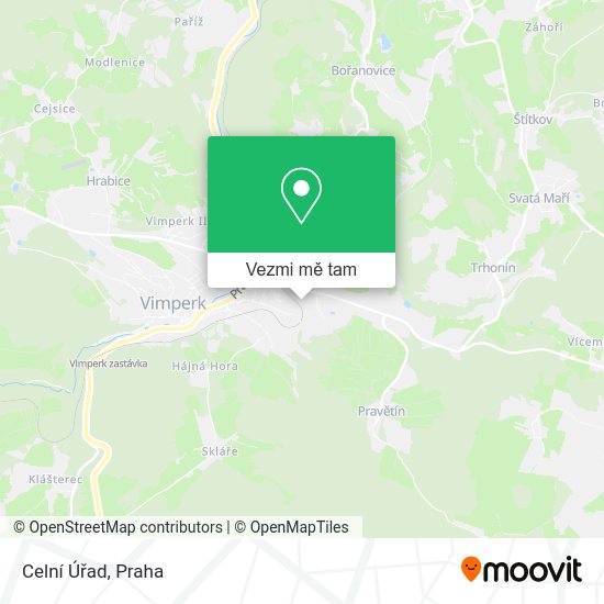 Celní Úřad mapa