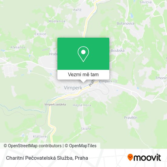 Charitní Pečovatelská Služba mapa