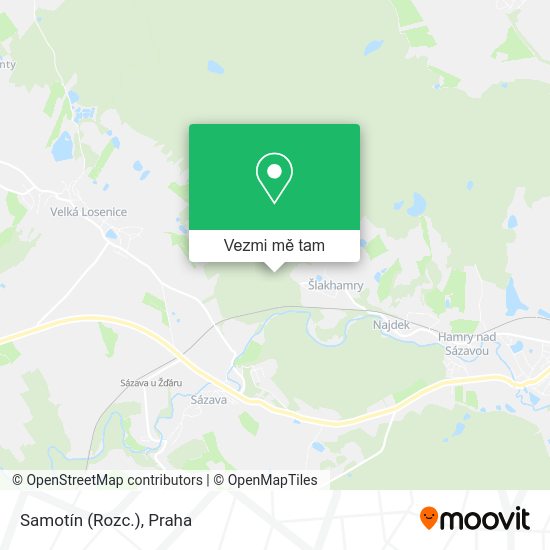 Samotín (Rozc.) mapa