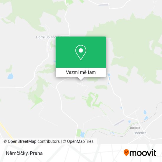 Němčičky mapa