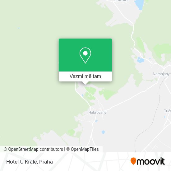 Hotel U Krále mapa