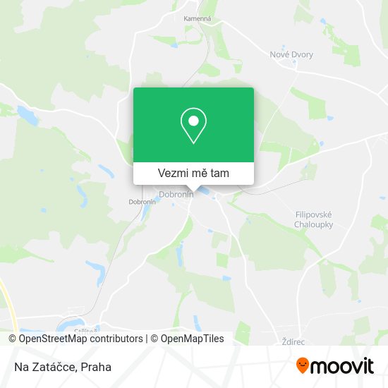 Na Zatáčce mapa