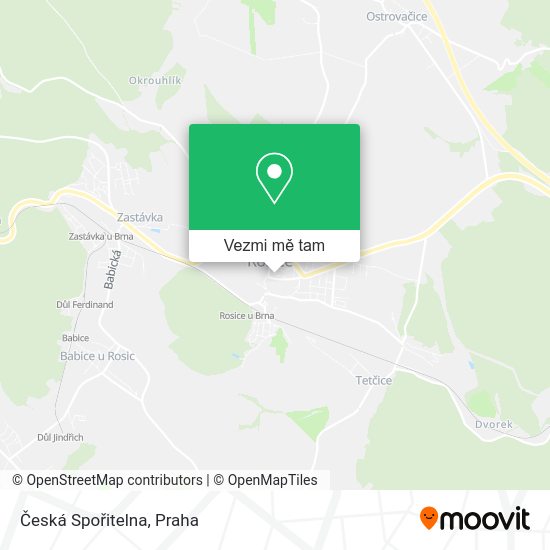 Česká Spořitelna mapa