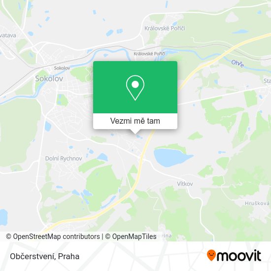 Občerstvení mapa