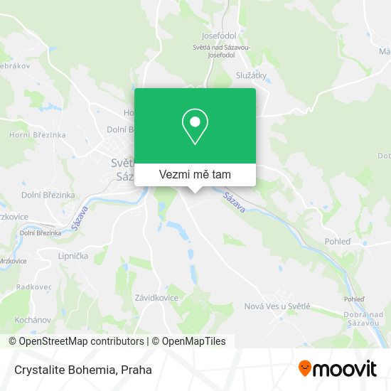 Crystalite Bohemia mapa