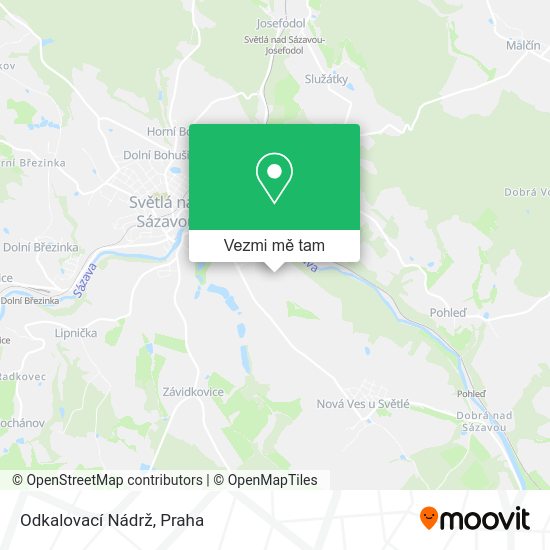 Odkalovací Nádrž mapa