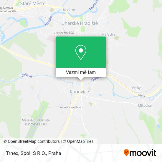 Trnex, Spol. S R.O. mapa