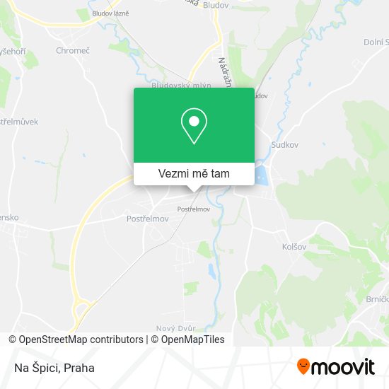 Na Špici mapa
