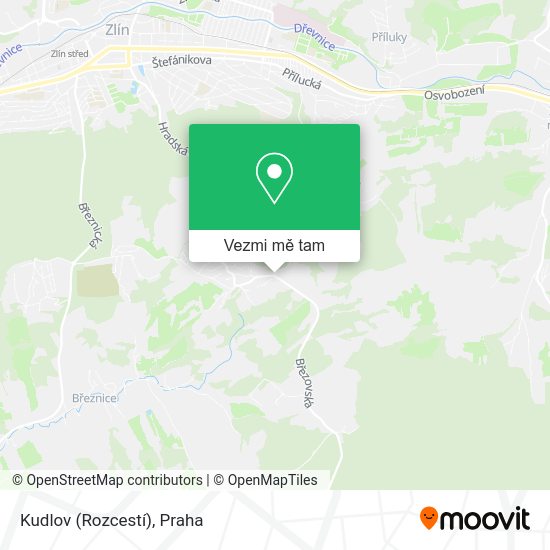 Kudlov (Rozcestí) mapa