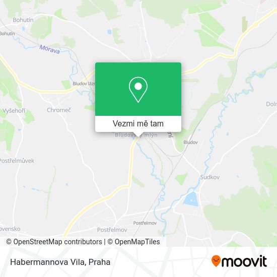 Habermannova Vila mapa