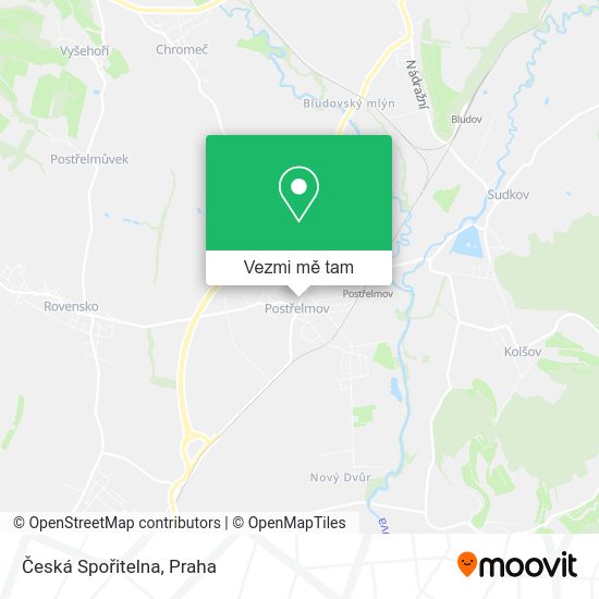 Česká Spořitelna mapa
