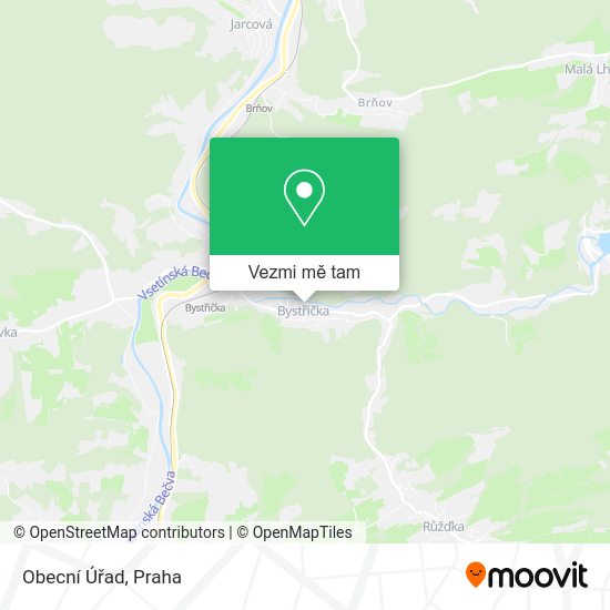 Obecní Úřad mapa