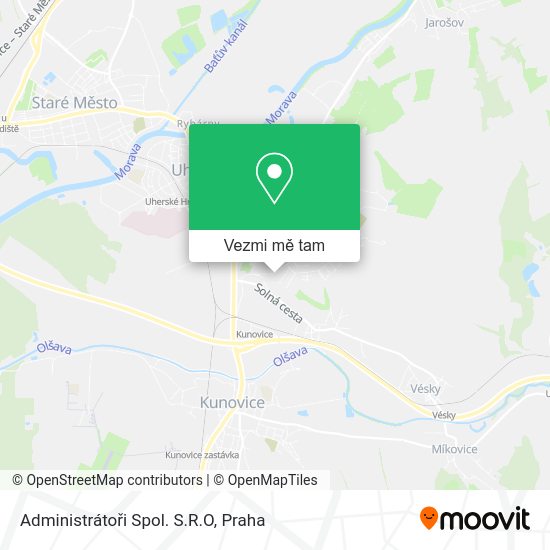 Administrátoři Spol. S.R.O mapa