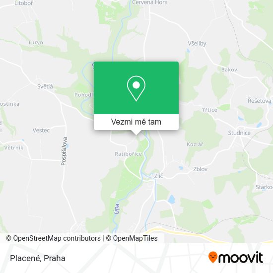 Placené mapa