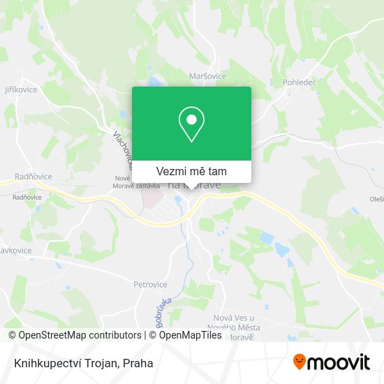 Knihkupectví Trojan mapa