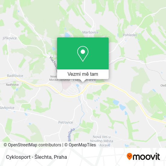 Cyklosport - Šlechta mapa