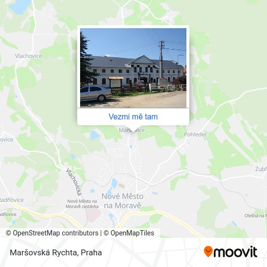 Maršovská Rychta mapa