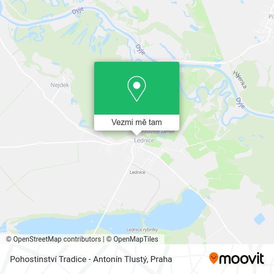 Pohostinství Tradice - Antonín Tlustý mapa