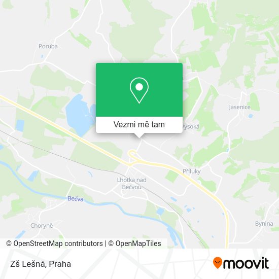 Zš Lešná mapa