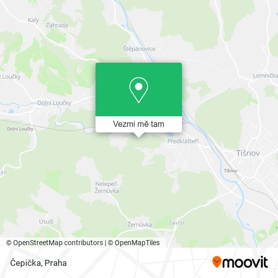 Čepička mapa